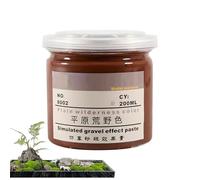 Zuasdvnk Basare il fango per le miniature, l'effetto di sabbia in miniatura Basing - 200 ml di simulazione della Terra Basamento di fango di sabbia - Crafting principianti che producono strumento