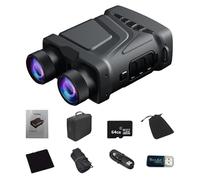 Zuasdvnk Binoculari schermo HD, Binocolo di visione 4K,Binoculari 4K Design regolabile a 5 geni | Full Lampada HD Display Occhiali di visualizzazione Chiari per Avventure e Sport