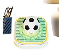 Zuasdvnk Calendario 3D 2026,Decorazione Tavolo Forma Calcio,Blocco Note In Carta Scultura | Per Appassionati Di Sport Vacanza Ufficio Casa Scuola Sale Riunioni Freelancer Studenti