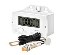 Zuasdvnk Contatore a 6 cifre, contatore digitale, contatore punzone a induzione, contatore elettronico con display digitale per l'industria, contatore a 6 cifre