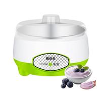 Zuasdvnk Creatore di yogurt con controllo della temperatura, macchina per yogurt, Controllo della temperatura del produttore di yogurt, Strumento per latte elettrico multifunzionale da 1,2 L per
