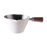 Zuasdvnk di misurazione da caffè, misurini in acciaio | dosatrice per caffè espresso da 90 ml, dosatore per caffè - Contenitore dosatore con manico in legno per la casa