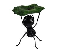Zuasdvnk Formiche in metallo, decorazione da giardino, statua per esterni, formiche che sollevano le foglie, scultura in metallo, decorazioni per la casa, decorazione da giardino per patio, soggiorno