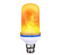 Zuasdvnk Lampadine con Effetto Fiamma per Illuminazione Esterna,Lampadina Effetto Fiamma - Decorazioni Per Lampade Da Interno - Per La Cena, La Casa, Il Ristorante, Il Matrimonio, Natale, Patio