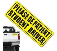 Zuasdvnk Magnete per auto per studente conducente, pannelli magnetici per studente conducente per auto | Adesivo per conducente novizio - Vernice riflettente 9x4 pollici, di