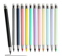 Zuasdvnk Matite Colorate - Pastelli A Cera | 12 Pezzi Non Temperare Inchiostro Eterno per Disegno Studio Arte Adulti Bambini Scuola Principianti