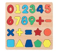 Zuasdvnk Numero PuzzBoard, Puzzle numero in Legno | s Che contano Gioco di apprendimento | Numero di Giocattolo Tavola puzzle Legno Gioco educativo e Apprendimento per s Tutto-Piccoli prescolari