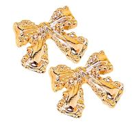 Zuasdvnk Orecchini Bowknot da donna, orecchini Bowknot - orecchini a perno placcati oro elegante con papillon | orecchini pendenti multicolori, Se référer au descriptif, Metallo, riferimento alla