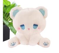 Zuasdvnk Orsetto di peluche - Cuscino di peluche a forma di orso, morbido cuscino come giocattolo per feste di compleanno e per la casa