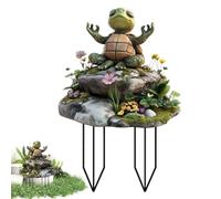 Zuasdvnk Paletti da giardino per decorazioni, spina impermeabile in acrilico 2D per prato, inserto multifunzionale da giardino per esterni, pali artistici per prato, cortile, portico, decorazioni per