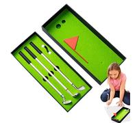 Zuasdvnk Penna a sfera da golf, penne per mazze da golf | Accessori da banco cool per campo da golf da ufficio,Divertenti accessori da golf fantasia, roba cool con palline e bandiera per