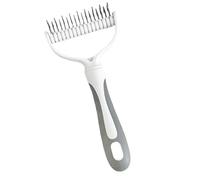 Zuasdvnk Pettine districante per gatti, pettine districante per animali domestici con design a doppia faccia - pettine per la toelettatura del cane, accessorio per capelli, per famiglia, amici, casa