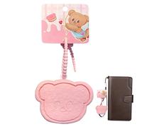 Zuasdvnk Piccola borsa per il cambiamento | Custodia in silicone a forma di animale dei cartoni animati - Portachiavi anime decorativi portachiavi portamonete con cerniera per borsa