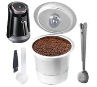 Zuasdvnk Podi di caffè riutilizzabili, caffè riutilizzabile | Filtri a rete in acciaio inossidabile ricaricabili Pod da caffè - Strumento per la produzione di bevande ricaricabili, Accessori,