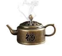 Zuasdvnk Porta bastoncini di incenso, in lega di zinco, purificare l'aria, diffusore di profumi, strumento per meditazione, cucina, camera da letto, sala da tè