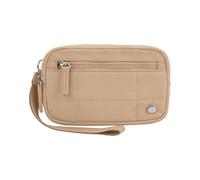 Zuasdvnk Portafoglio da polso da donna, pochette portatile, porta cambio, portamonete con cerniera, elegante borsa per il cambiamento da viaggio, carte di credito, telefono, chiavi, monete, cachi