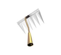 Zuasdvnk Rastrello per diserbo da giardino - Strumento per la rimozione delle erbe cattive, strumento da giardino versatile per aerare la terra e livellare il terreno, diserbo portatile