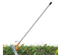 Zuasdvnk Rastrello per la pulizia della morte, rastrello per allentare il prato,Strumento di giardinaggio rastrello per rimuovere il | Strumento da giardino di rastrello di paglia di prato, facile da