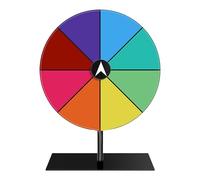 Zuasdvnk Ruota Spinner,Ruota Ruota Prize Wheel,Ruota acrilica cancellata del Gioco della - Rotante per Mostre Festival Classroom ANNUALI Successivi annuncianti COMMENTI