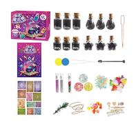 Zuasdvnk Set di pozioni magiche, set di pozioni magiche, bottiglie per fate, giocattoli creativi, abbeveratoio per ragazze, set chimico per pozioni magiche per ragazze e ragazze a partire dagli 8 anni