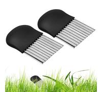 Zuasdvnk Spazzola delle Erbe Cattive, Spazzola Crack Weeder,Set di Attrezzi da Giardino Weeds da 2 - Crack in Acciaio