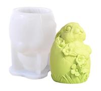Zuasdvnk Stampo per coniglio pasqua, stampo per per coniglio di Pasqua - Stampo in silicone per uso alimentare, stampo per caramelle al cioccolato, per per