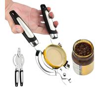 Zuasdvnk Strumento apriscatole, pinza manuale per aprire bottiglie di birra, apribarattoli portatile, per anziani, casa, armadietti, banconi, sale da pranzo, acqua, birra, soda