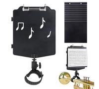 Zuasdvnk Supporto per spartiti, sul palcoscenico, Klappernise - Porta spartiti per violino - Strumento musicale Display Rack, Strumenti Stringhe Accessori per contenere 20 fogli