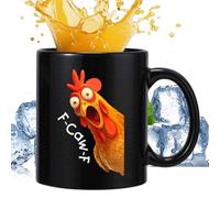 Zuasdvnk Tazze Divertenti,355 Millilitri In Ceramica Divertente Con Gallo - Mug Da Tè Con Gallo - Per I Colleghi Le Donne Il Tè Il Lavoro Caffè Latte La Cioccolata Calda La Bevanda Compleanno
