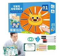 Zuasdvnk Tracing Books for, Kids Tracing Book - Scrittura a mano riutilizzabile Lettera del libro Lettera Stampa Attività | Tracciamento di apprendimento del numero di gioco dei giocattoli per