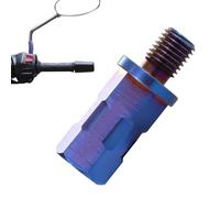 Zuasdvnk Vite di miglioramento dello specchio dello scooter, vite dello specchietto retrovisore del motociclo, vite in acciaio inox del bullone filettato M8 M8, adattatore a vite del riflettore