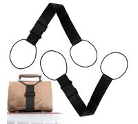 Zubehors Cinghie per bagagli da viaggio, gancio per tracolla | Cinghie per cintura regolabili da 2 pezzi - Cinghie regolabili per cintura per valigia con gancio per tracolla multiregolazione, attacco