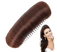Zubehors Cuscinetto per capelli, clip per capelli per volume | Fermaglio per capelli finti invisibile - Inserti per volume da donna, clip per capelli finti, per capelli, strumento per