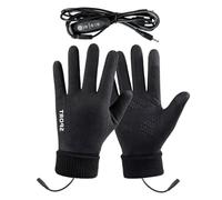 Zubehors Guanti Riscaldati | Guanti da Lavoro Riscaldabili USB | Touchscreen 3 Livelli Calore per Freddo Guidare Motociclismo Sci Ciclismo Neve