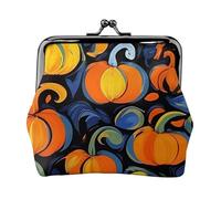 Zucca Autunno Benedizioni Stampa Versatile Portamonete Squisito Mini Portafoglio Carino Cambiare Sacchetto per Ogni Occasione