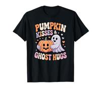 Zucca Baci Fantasma Abbracci Carino Halloween Maglietta