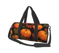 Zucca Buffalo Plaid Borsone da viaggio per il Ringraziamento Borsa da palestra per uomini e donne, borsone sportivo, bagaglio a mano per viaggi di fine settimana, lavoro, campeggio