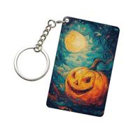 Zucca Con Luminoso Moonlight Acrilico Portachiavi Moda Portachiavi Auto Catene Acriliche Tag Per Uomo Donna
