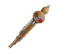 Zucca Cucurbita Flauto Cinese Fatto A Mano Hulusi Strumento Musicale Etnico Chiave di BB C con Custodia per Amanti della Musica Principianti (Color : BB)