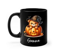 Zucca Di Halloween A Forma Di Orso Bruno Tazze Di Caffè Divertenti Tazze Da Tè Durevole Tazza Mug Regali Divertenti Per Festa Della Mamma Fidanziati Regali Di Compleanno 330 Ml