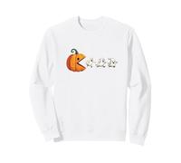 Zucca di Halloween Chasing Boo Caramelle, Spettrale Senso dell'umorismo Felpa