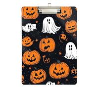 Zucca di Halloween senza soluzione di continuità e modello Appunti con cartelle Trasparente per Studenti Ragazze Bambini Insegnante Appunti Dimensioni 9 x 12