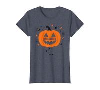 Zucca di Halloween Spettrale Divertimento per Festiveing, Maglietta, Donna, Pervinca, XL