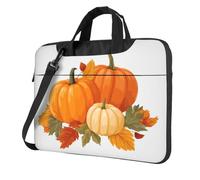 Zucca E Foglie d'Autunno Acquerello Laptop Bag Custodia Per Computer Portatile 15.6 Pollice Borse Per Computer Imbottito Copertura Del Manicotto