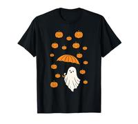 Zucca Fantasma Halloween Ghoul Jack O Lanterna Spooky Stagione Maglietta