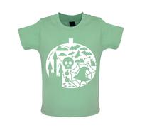 Zucca Forma - Bambino T-Shirt / Body - Halloween Zucche Completo Divertente