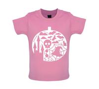 Zucca Forma - Bambino T-Shirt / Body - Halloween Zucche Completo Divertente