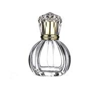 Zucca Forma Spray Bottiglia Vuota Ricaricabile 50 ml 1.7 oz - Vetro Trasparente Profumo Spruzzatore per Trucco Cosmetici Contenitori