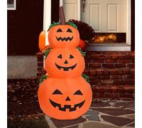 Zucca gonfiabile di Halloween grande con LED integrato per l'atmosfera