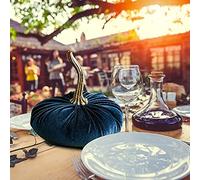 Zucca Halloween Decorazioni Autunnali Zucche di Velluto Artificial Decorazioni Autunnali per Ringraziamento Halloween Finta Zucchi Artificiali Festa Decorazioni Autunnali Casa Halloween 11cm